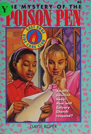 Cover of The mystery of the poison pen by Gayle G. Roper