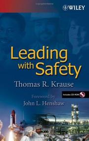 Front cover of Leading with safety by Thomas R. Krause