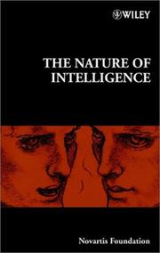 Front cover of The nature of intelligence by Kate Webb