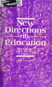 Front cover of New directions in education by Miller, Ron