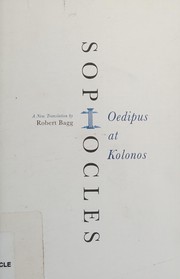 Cover of Oedipus at Kolonos by Sophocles