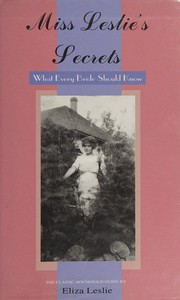 Front cover of Miss Leslie's secrets by Eliza Leslie