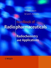Cover of Handbook of radiopharmaceuticals by Michael J. Welch