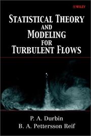 Front cover of Statistical theory and modeling of turbulent flows by P. A. Durbin