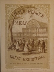 Front cover of Little Henry's holiday at the Great Exhibition by S. Prout Newcombe