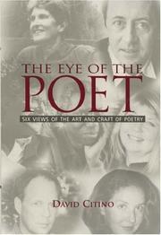 Front cover of The Eye of the poet by Baker, David