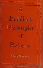 Front cover of A Buddhist philosophy of religion by CÌedomil VeljacÌicÌ