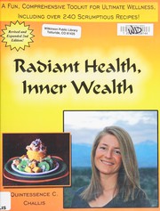 Front cover of Radiant health, inner wealth by Sheila Barrows