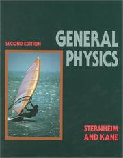 Cover of General physics by Morton M. Sternheim