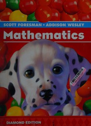 Front cover of Scott Foresman Addison Wesley Math 2008 Student Edition (consumable) Grade K by Scott Foresman