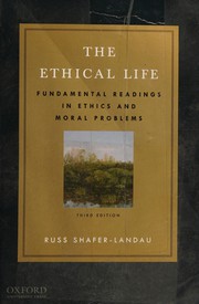 Cover of Ethical Life by Russ Shafer-Landau
