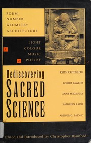 Cover of Rediscovering sacred science by Christopher Bamford
