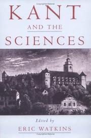 Cover of Kant and the Sciences by Eric Watkins