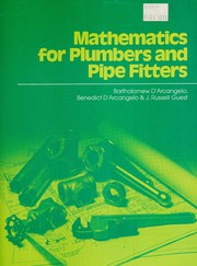 Front cover of Mathematics [for] plumbers and pipe-fitters by Bartholomew D'Arcangelo