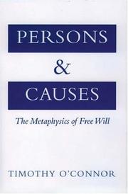 Cover of Persons and Causes by Timothy O'Connor