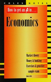 Front cover of How to get an A in-- economics by Dave Simpson