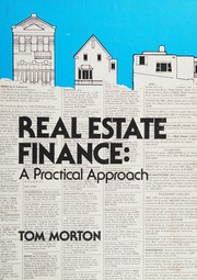 Front cover of Real estate finance by Tom Morton