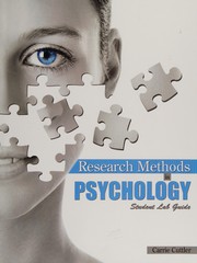 Front cover of Research Methods in Psychology by Carrie Cuttler