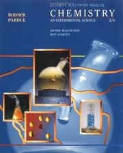 Front cover of Student solutions manual [to accompany] Chemistry by George M. Bodner