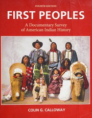 Cover of First peoples by Colin G. Calloway