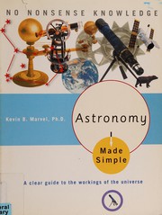 Cover of Astronomy made simple by Kevin Marvel