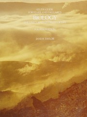 Front cover of Starr and Taggart's Biology by Jane B. Taylor