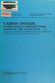 Front cover of International thermodynamic tables of the fluid state by Thermodynamic Tables Project.