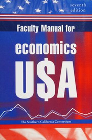 Front cover of Faculty manual for Economics U$A by Va.) Educational Film Center (Annandale