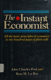 Front cover of The instant economist by John Charles Pool