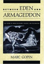 Cover of Between Eden and Armageddon by Marc Gopin