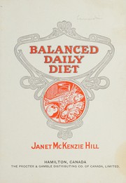 Front cover of Balanced daily diet by Janet McKenzie Hill