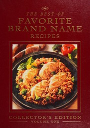 Cover of Best of Favorite Brand Name Recipes Volume 1 by Publications Interna