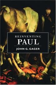 Cover of Reinventing Paul by John G. Gager