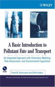 Front cover of A basic introduction to pollutant fate and transport by Frank M. Dunnivant
