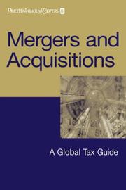 Front cover of Mergers and Acquisitions by PricewaterhouseCoopers LLP