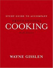 Cover of Professional Cooking, College Version, Study Guide by Wayne Gisslen