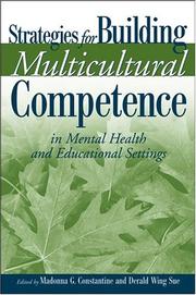 Front cover of Strategies for building multicultural competence in mental health and educational settings by Madonna G. Constantine