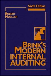 Cover of Brink's Modern Internal Auditing by Robert Moeller