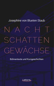 Front cover of Nachtschattengewächse by Josephine von Blueten Staub