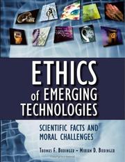 Cover of Ethics of emerging technologies by Thomas F. Budinger