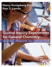 Cover of Guided inquiry experiments for general chemistry by Nancy Konigsberg Kerner