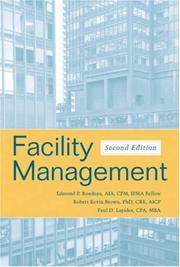 Cover of Facility management by Edmond P. Rondeau