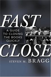 Cover of Fast Close by Steven M. Bragg