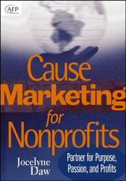 Cover of Cause marketing for nonprofits by Jocelyne Daw