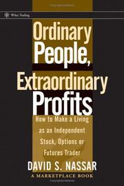 Cover of Ordinary People, Extraordinary Profits by David S. Nassar