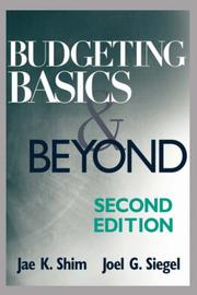 Cover of Budgeting basics and beyond by Jae K. Shim