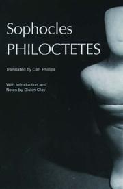 Front cover of Philoctetes (Greek Tragedy in New Translations) by Sophocles
