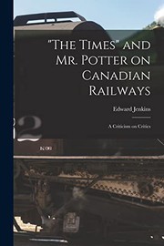 Front cover of "The  Times" [and] Mr. Potter on Canadian railways by Edward Jenkins