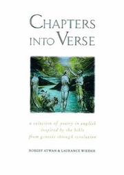 Cover of Chapters into verse by Robert Atwan