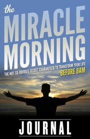 Front cover of The Miracle Morning Journal by Hal, Austin Elrod